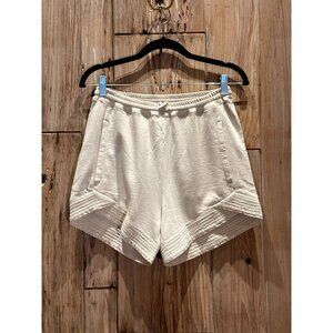 Roque Womens Cotton Elevated Athleisure Shorts SZ4 Pale Pink NWT